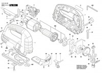 Bosch 3 601 E8H 0N0 GST 75 E Jig Saw Spare Parts